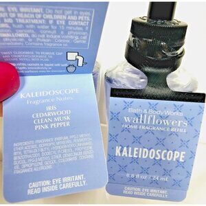 3 KALEIDOSCOPE Bath Body Works Wallflower Plug In Refills New